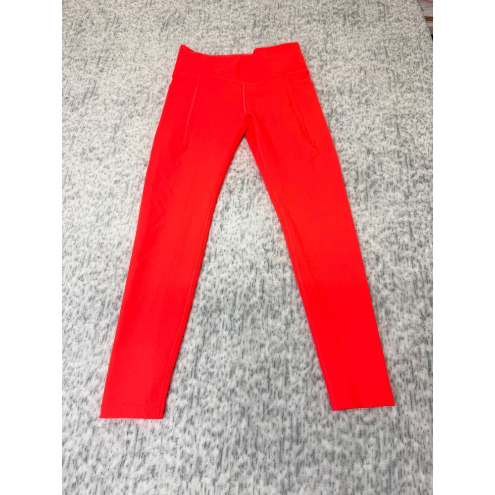 DSG Momentum High-Rise Legging Girls XS Ember Orange Moisture Wicking NWT